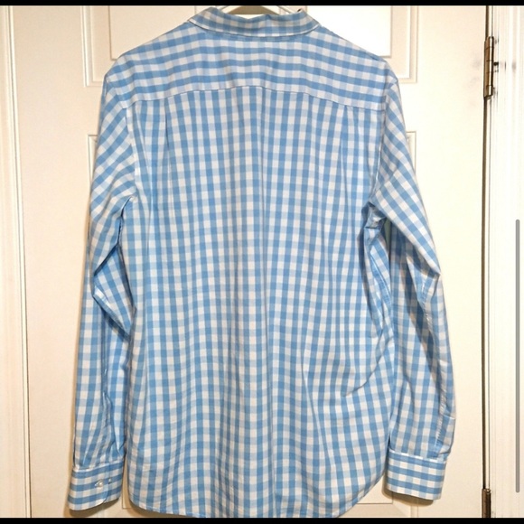 George Blue Checkered Large Button Down - Picture 5 of 5